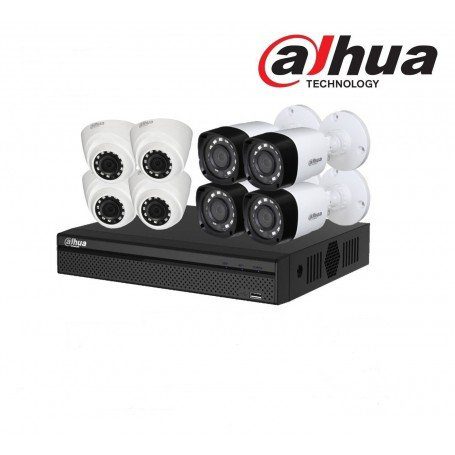 kit vidéo surveillance xvr et 8 cameras dahua 2mp Ingenius IT