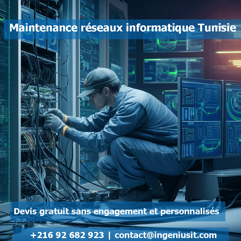 Maintenance réseaux informatique Tunisie - Ingenius IT