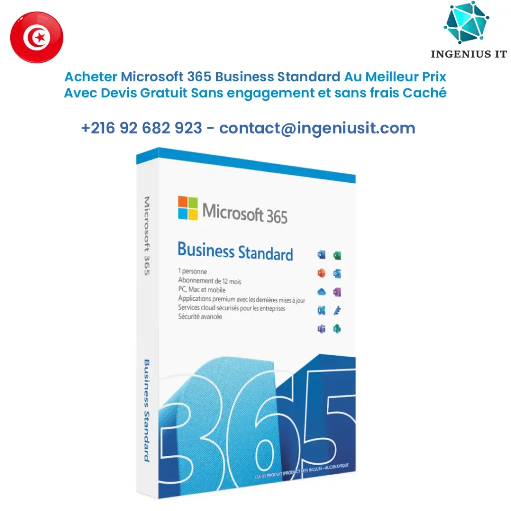 Microsoft 365 Business Standard en Tunisie