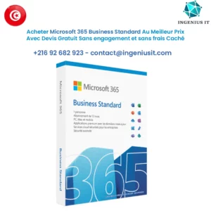 Microsoft 365 Business Standard en Tunisie