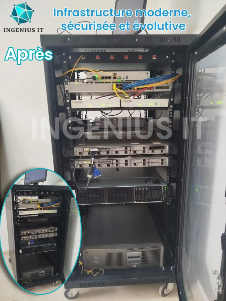 Infrastructure moderne, sécurisée et évolutive