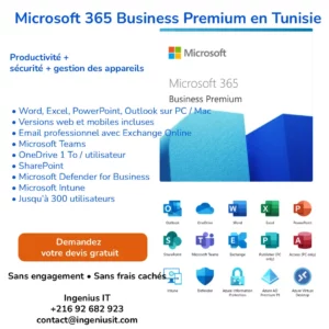 Microsoft 365 Business Premium Tunisie